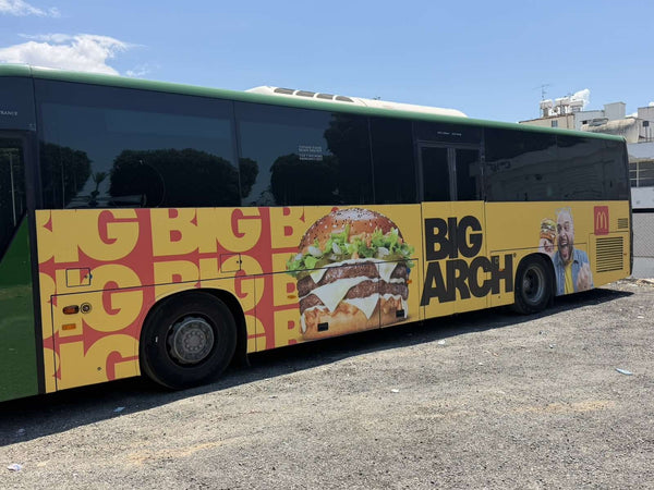 Intercity Bus Advertising, Side and Back Panels, Cyprus — image 3