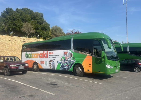 Intercity Coach Advertising, Lower Sides and Back, Cyprus — image 2