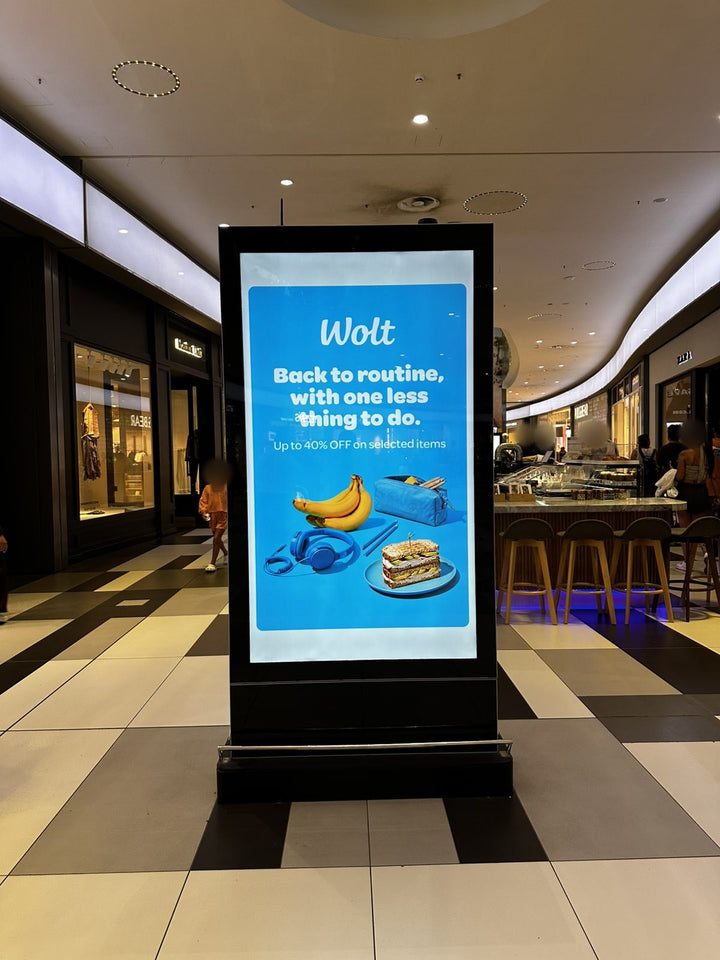 Corridor Digital Screens (G1-G4), Kings Avenue Mall, Paphos