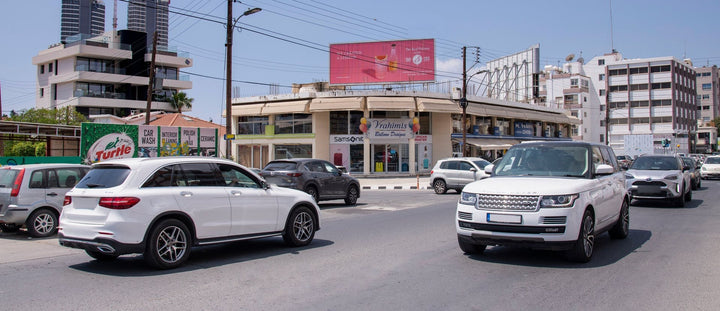 Limassol Billboard, Gr. Digeni Av. to Ayios Nikolaos roundabout (LHS) (TRI065)
