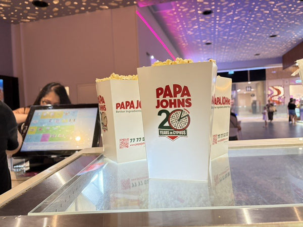 Popcorn Box Branding, Cyprus Cinemas