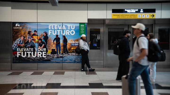 Train Station Wall Wrap Package (1722), Denver International Airport Concourse A, Denver