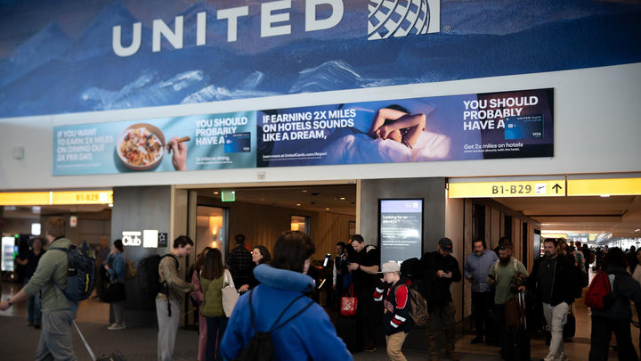 Overhead Banner Package (2093, 2095), Denver International Airport Concourse B, Denver