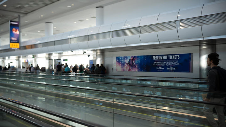 Static Banner (2097), Denver International Airport Concourse B, Denver
