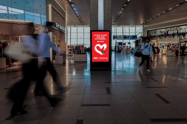 Departure Key Locations Network (50 Screens), Helsinki Airport