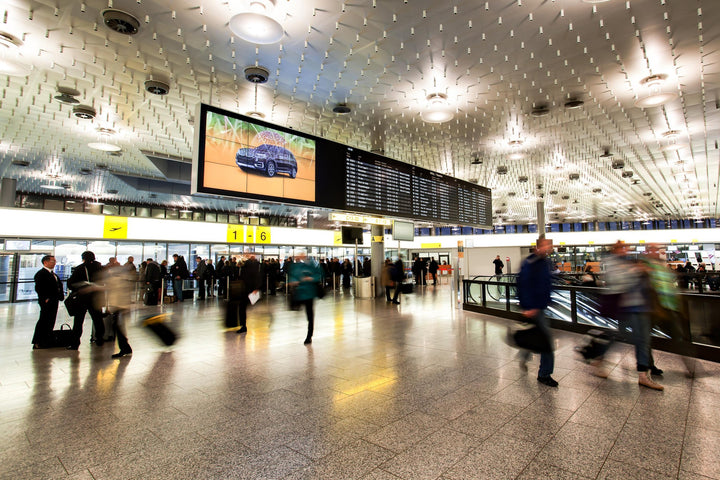 Departure Videowall, Terminal B Departure Hall, Hannover Airport