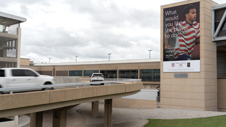 Exterior Banner (0703), DFW Airport Terminal A, Dallas