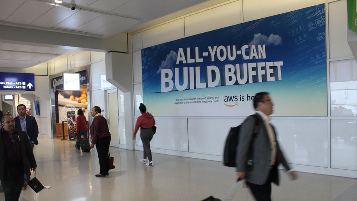 Static Banner (1710), DFW Airport Terminal A, Dallas
