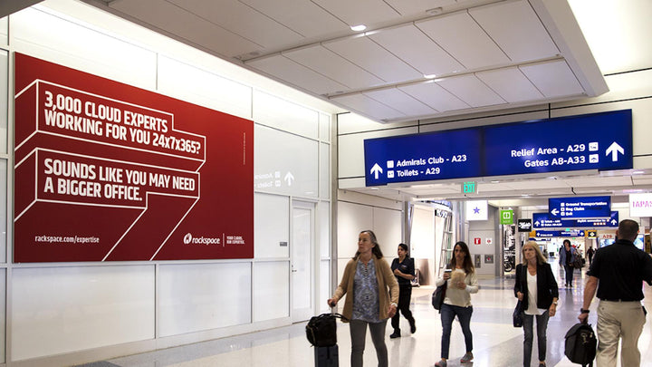 Static Banner (1718), DFW Airport Terminal A, Dallas