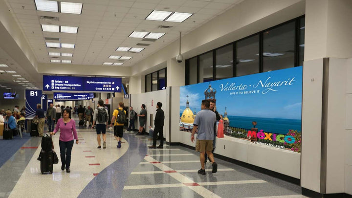 Static Banner (2702), DFW Airport Terminal B, Dallas