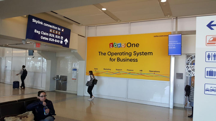 Static Banner (2738), DFW Airport Terminal B, Dallas