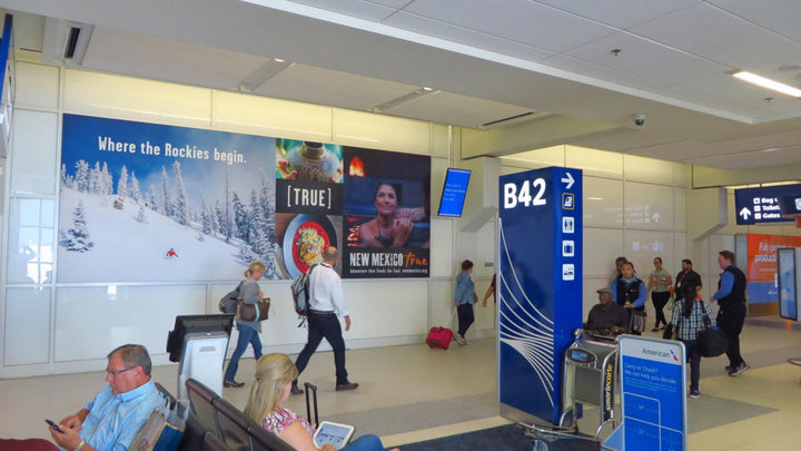 Static Banner (2742), DFW Airport Terminal B, Dallas