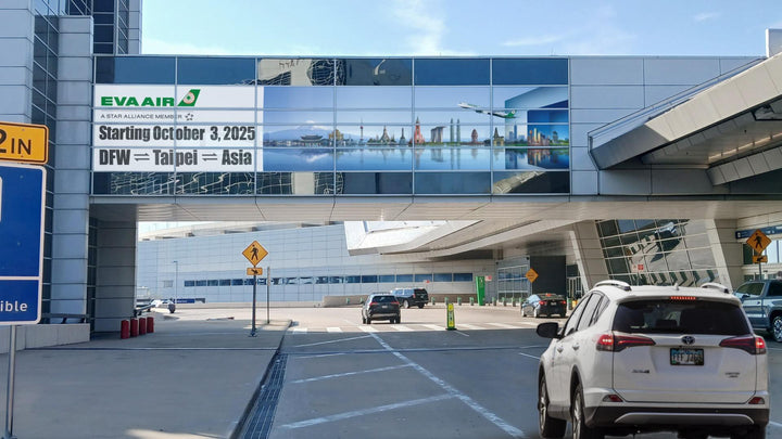 Exterior Banner (0706), DFW Airport Terminal D, Dallas