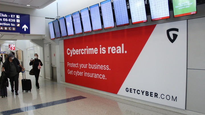 Static Banner (5705), DFW Airport Terminal E, Dallas