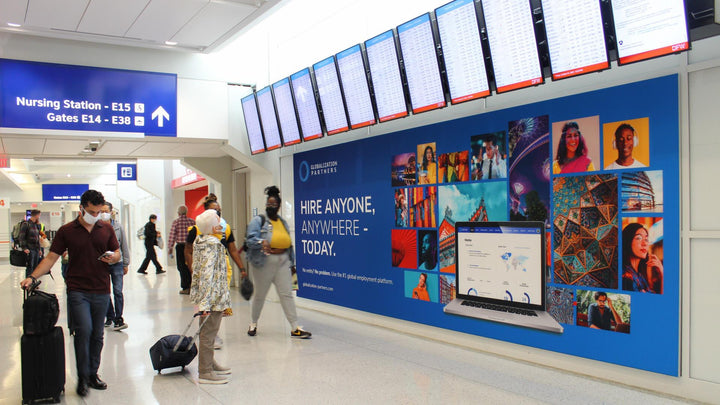 Static Banner (5722), DFW Airport Terminal E, Dallas