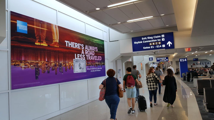 Static Banner (5726), DFW Airport Terminal E, Dallas