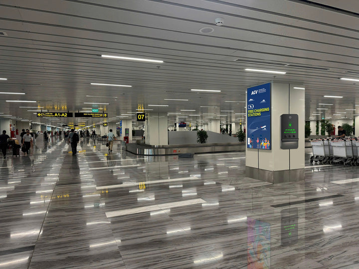 Digital Screen, Departures, đến terminal T3 airport Tân Sơn Nhất, Ho Chi Minh City