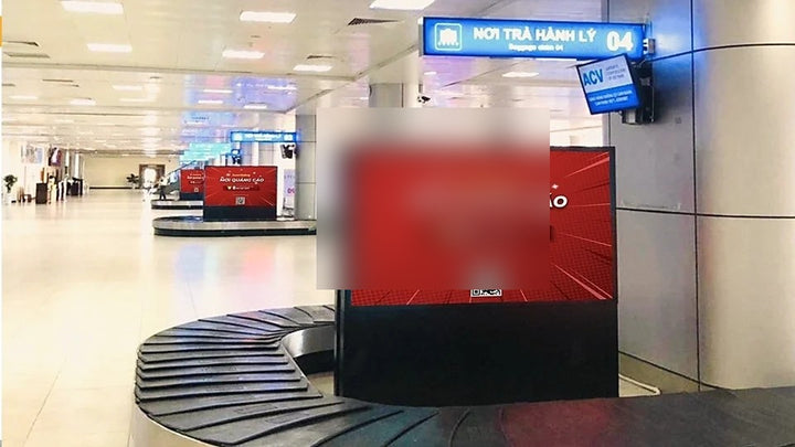 Digital Screen, DP đầu baggage belt CR, Nha Trang