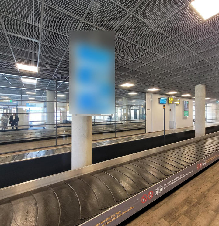 Digital Screen K-DC-55-05, Baggage Claim Hall, Kaunas Airport