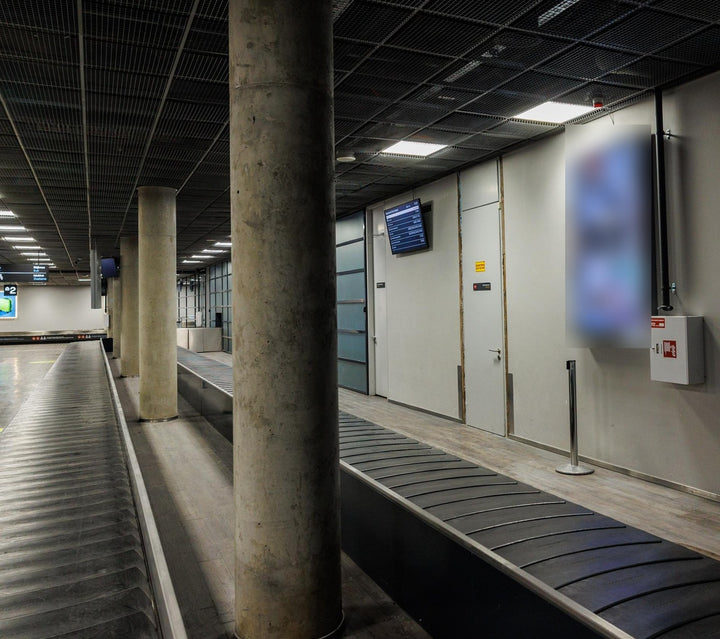 Digital Screen K-DW-75-01, Baggage Claim Hall, Kaunas Airport