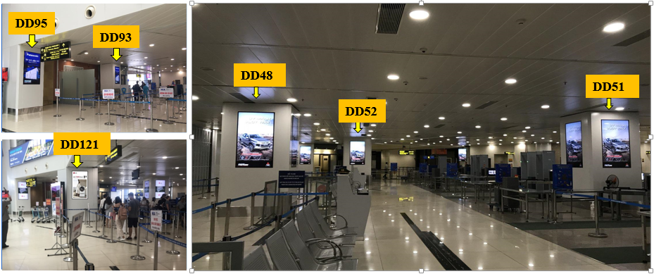 Digital Screen, Màn hinh security screening wing A NB, Hanoi