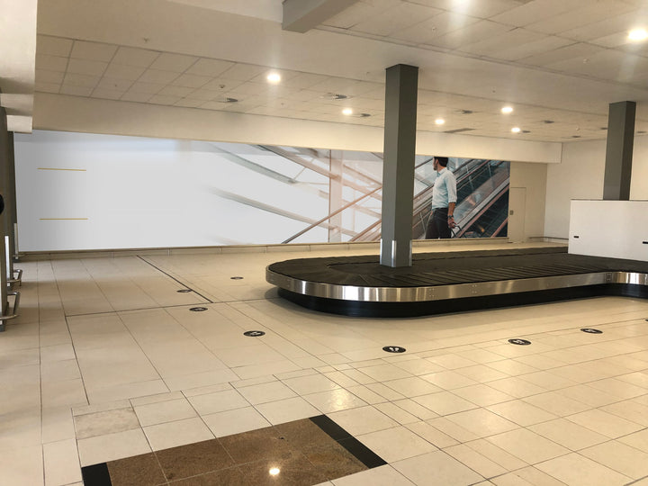 Domestic Arrivals Baggage Entrance Wall 1, Lanseria International Airport