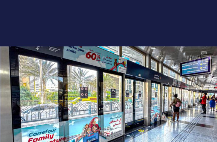 Dubai Tram Advertising, Full Station Dominance, Dubai