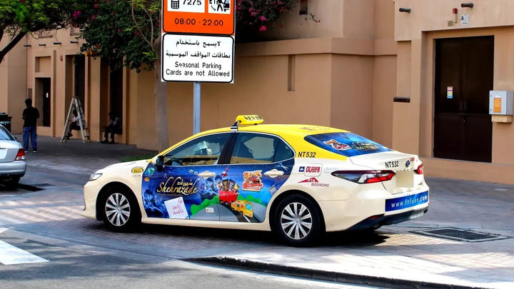 Dubai Taxi Wrap