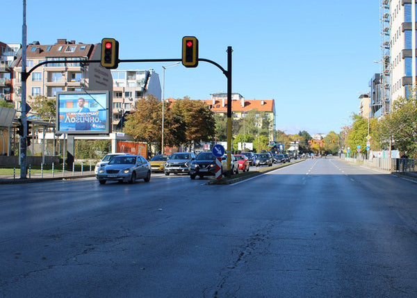 PIZA 4x3 Billboard, Todor Alexandrov Blvd. - intersection of D. Petkov Market, in, Sofia, Bulgaria — image 2