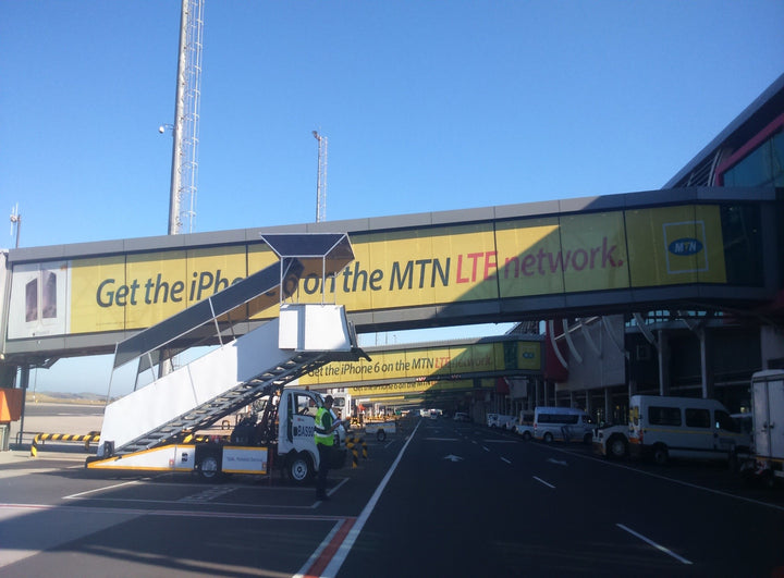 Exterior Airbridge Branding, King Shaka International Airport, Durban
