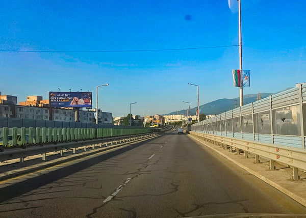 Megaboard 8x3, Brussels Blvd. - overpass to the airport, after the road, Sofia, Bulgaria — image 2