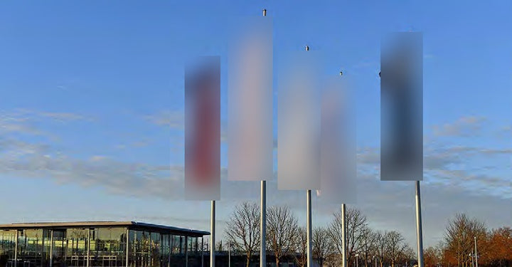 Flag Branding, Central Approach, Munich Airport