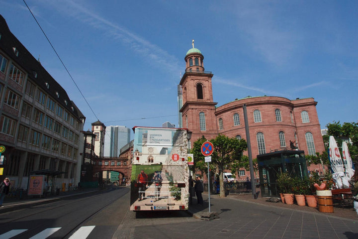 Open-Top Tourist Bus Advertising, Frankfurt