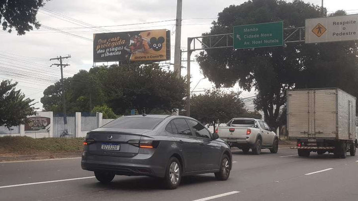 Frontlight Billboard (OOH), Av. Torquato Tapajos (Savana), Manaus, Brazil
