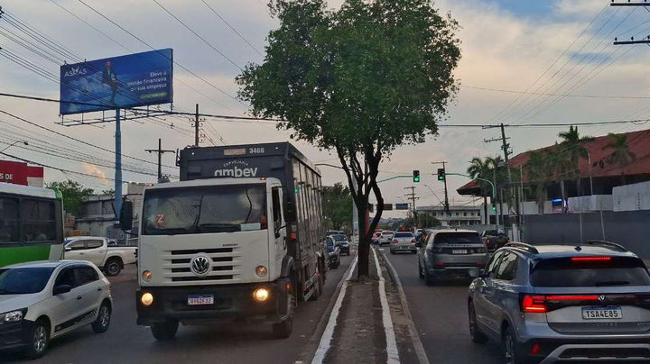 Frontlight Billboard (OOH), Av. Coronel Teixeira (Drog. Bom Preco), Manaus, Brazil