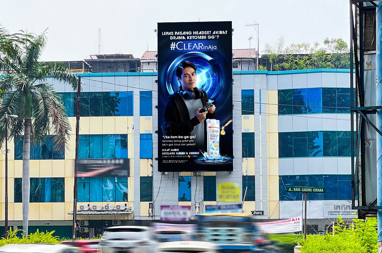 Gading Kirana billboard, North Jakarta, Indonesia