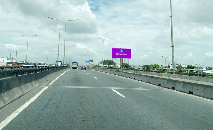Gantry Billboard, 133A national highway 1A, crossroads Bình Phước, Thủ Đức, Ho Chi Minh City