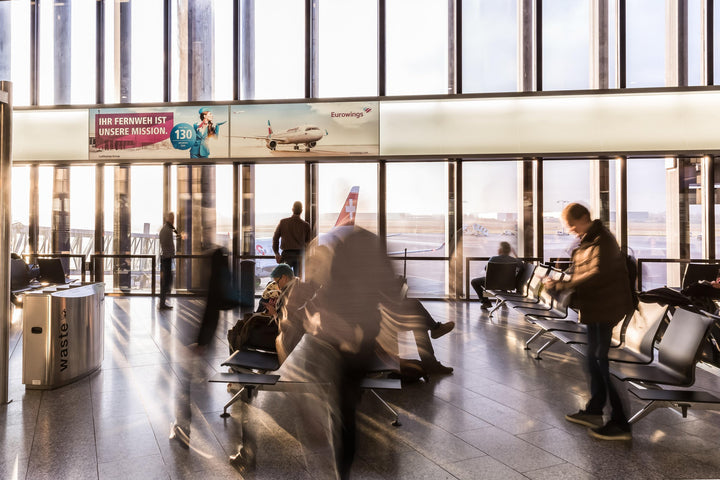 Gate Banner, Departure Waiting Areas Terminal A or B, Hannover Airport