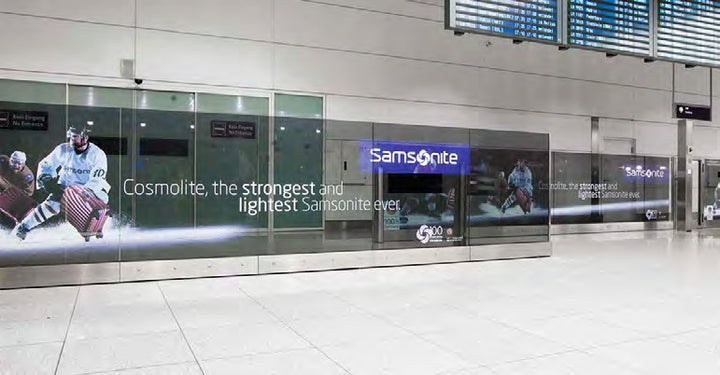 Glass Balustrade Branding, Terminal 2 Arrivals Level 03, Munich Airport
