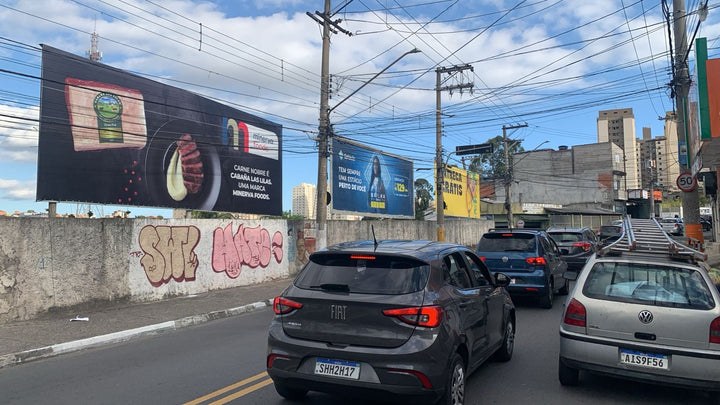 Billboard (OOH), Av. Benjamin Harris Hannicutt 683 (Rua Lions), Guarulhos, Brazil