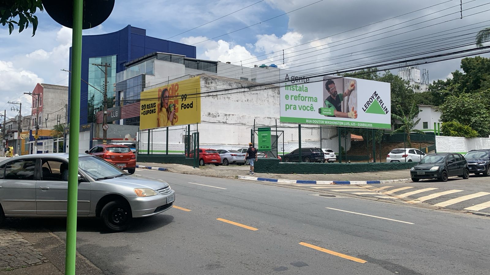 Billboard at Av. Joao Bernardo de Medeiros, Guarulhos, Brazil