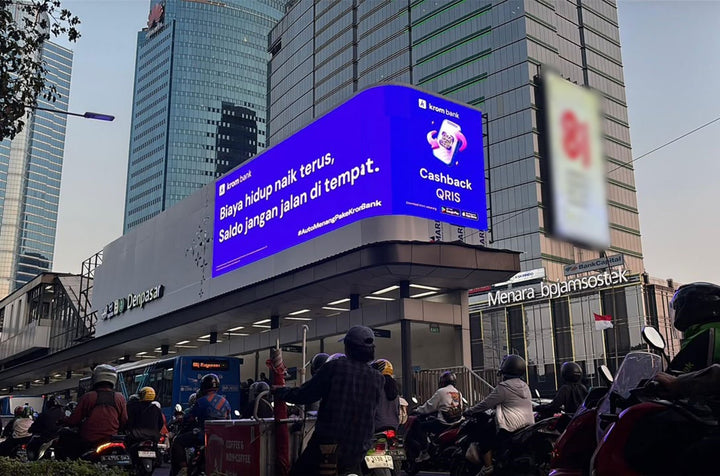 Halte Denpasar Digital LED Screen, Jakarta, Indonesia