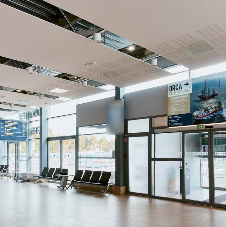 Hanging Digital Screen, Schengen Arrivals Hall, Palanga Airport