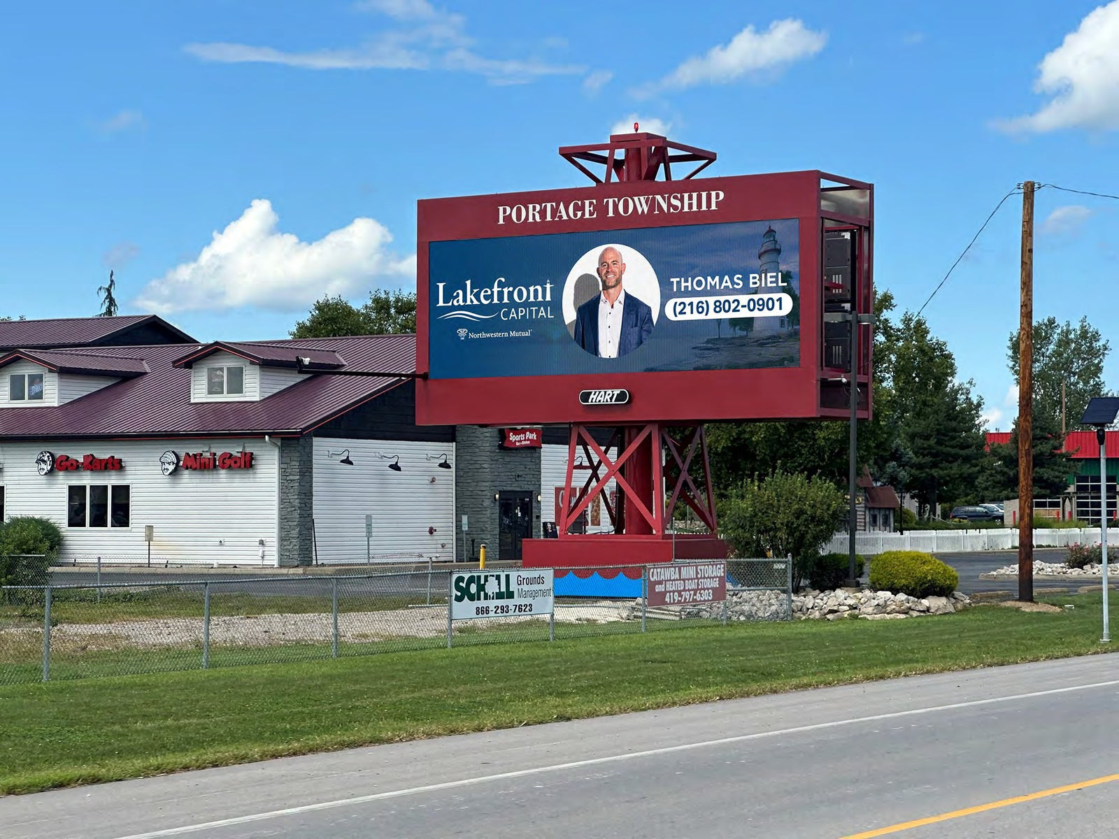 I-90 Avon Digital Bulletin, Avon — main view