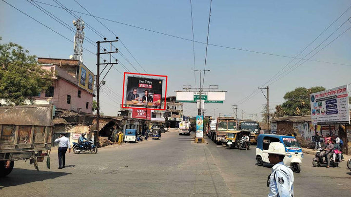 Unipole (OOH), Bus Stand facing Jaistambh Chowk, Saraipali, India