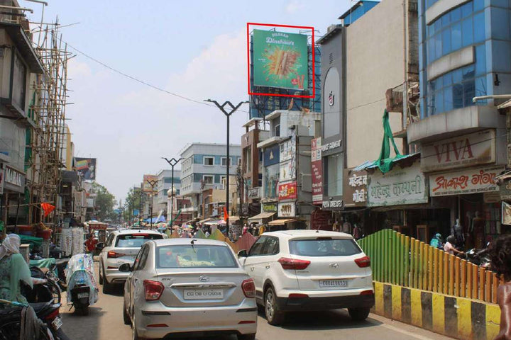 Hoarding (OOH), Malviya Road facing Sadar Bazar, Raipur, India