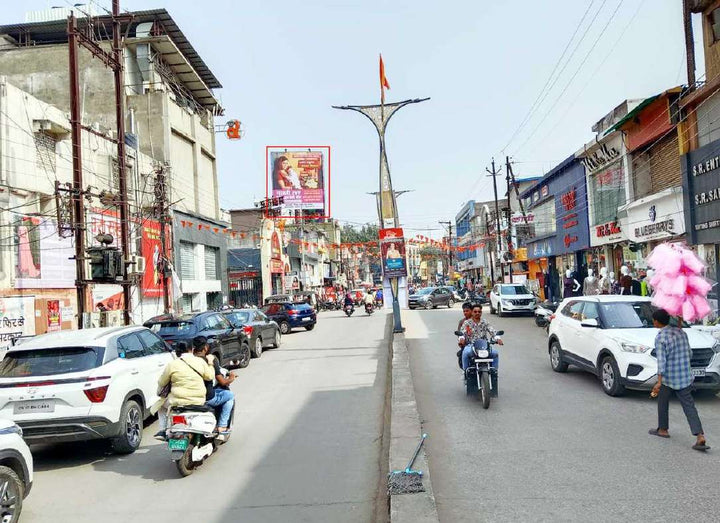 Hoarding (OOH), Pandri Cloth Market, Gate 1 facing City Centre Mall, Raipur, India