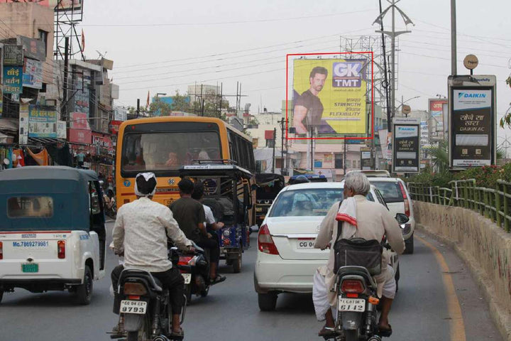 Hoarding (OOH), Telibandha Mall Road, Raipur, India