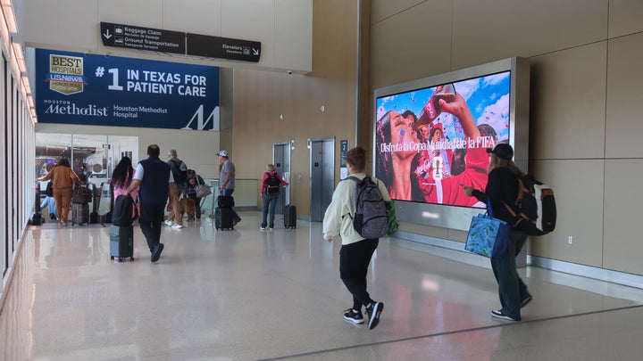 Digital LED Spectacular (1401), Houston Hobby Airport West Concourse, Houston