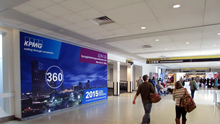 Static Banner (4702), Houston Bush Intercontinental Airport Terminal C, Houston
